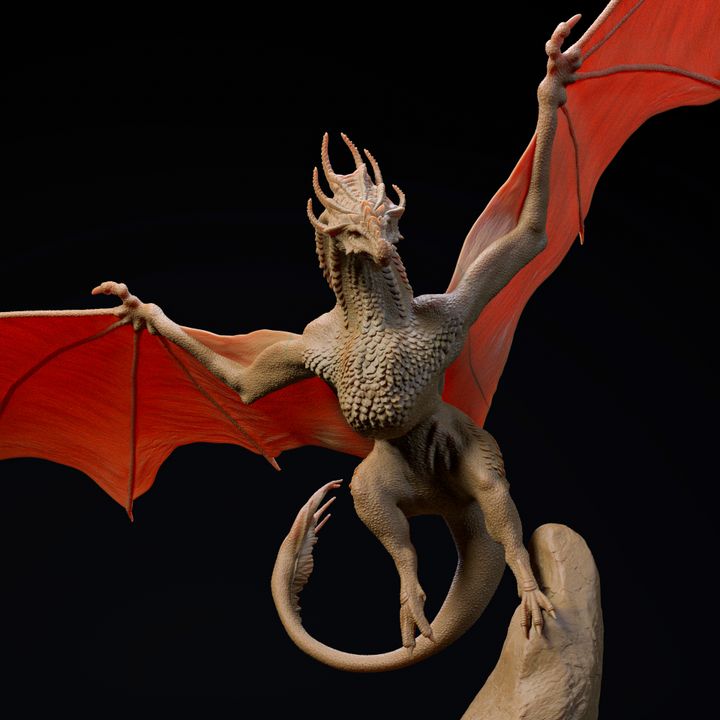 Crown Wyvern/Dragon landing