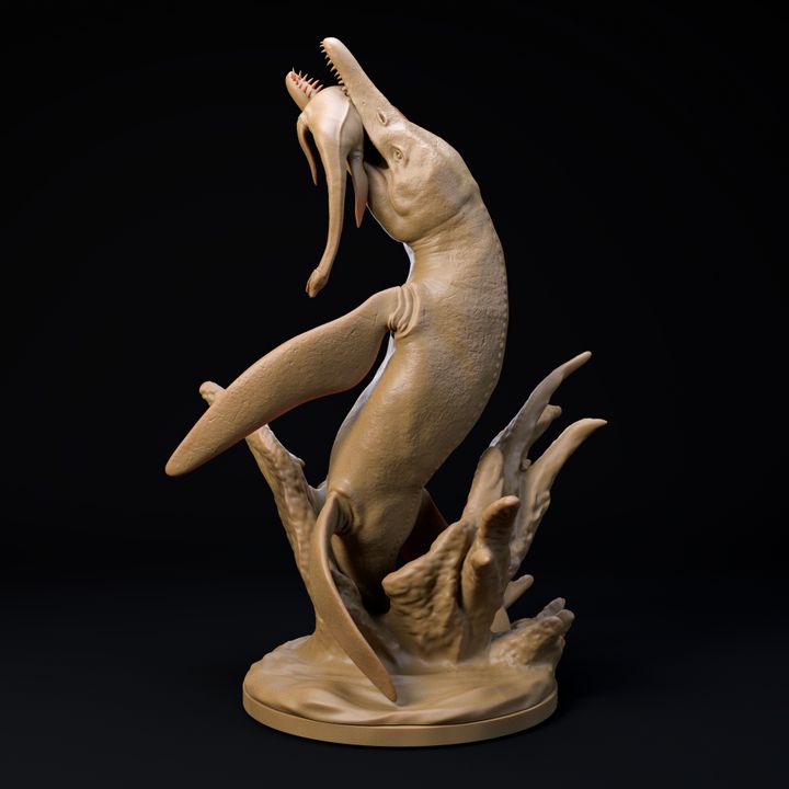 Pliosaurus Funkei breach 1-35 scale