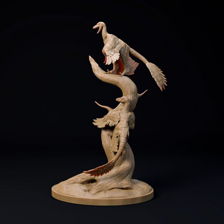 Microraptor pair 1-6 scale