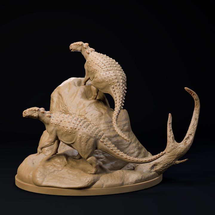 Minmi pair 1-35 scale armored