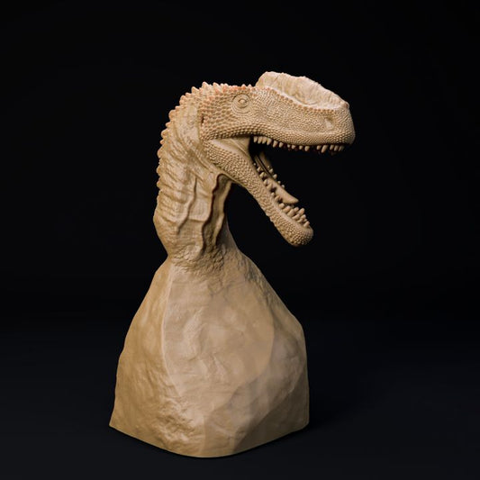 Monolophosaurus bust