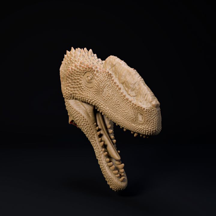 Monolophosaurus mount-head