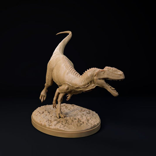 Monolophosaurus running 1-35 scale