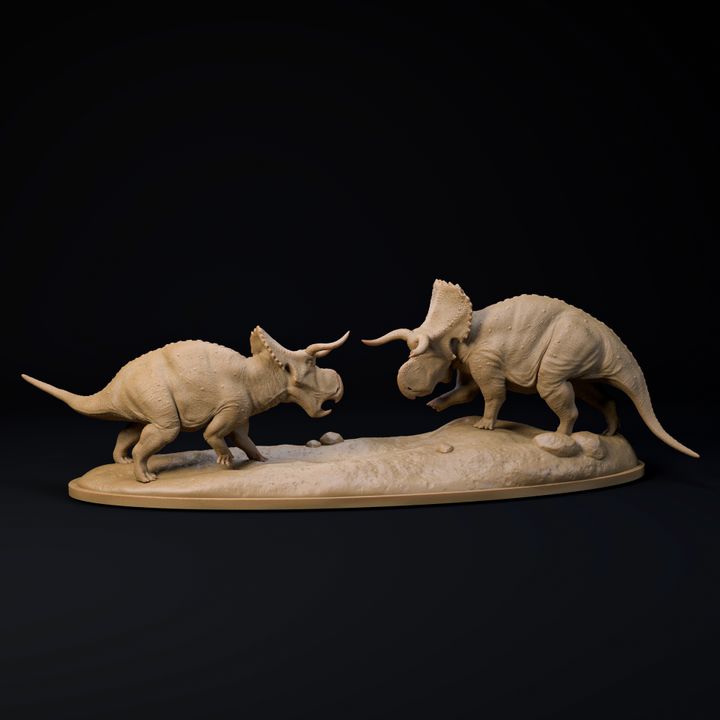 Nasutoceratops standoff 1-35 scale
