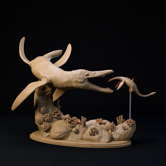 Pliosaurus Funkei hunting 1-35 scale