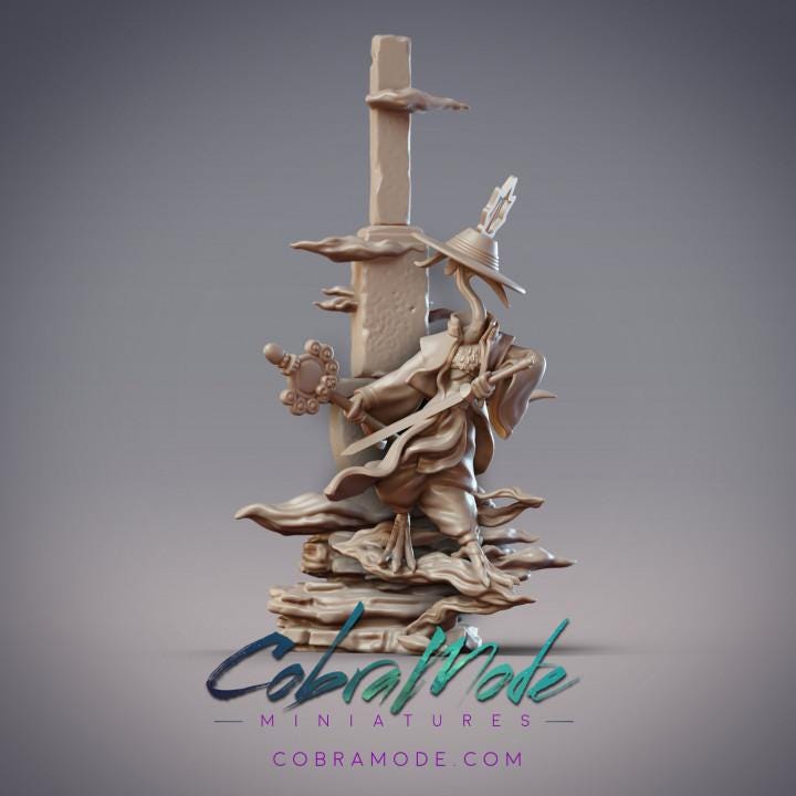 Cranefolk Mystic Swordsman - LiuYi, Feixian Warrior