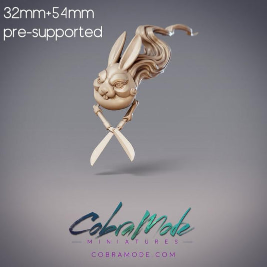 Will-o'-wisp Spirit - Guanghan Rabbit Mask Onibi