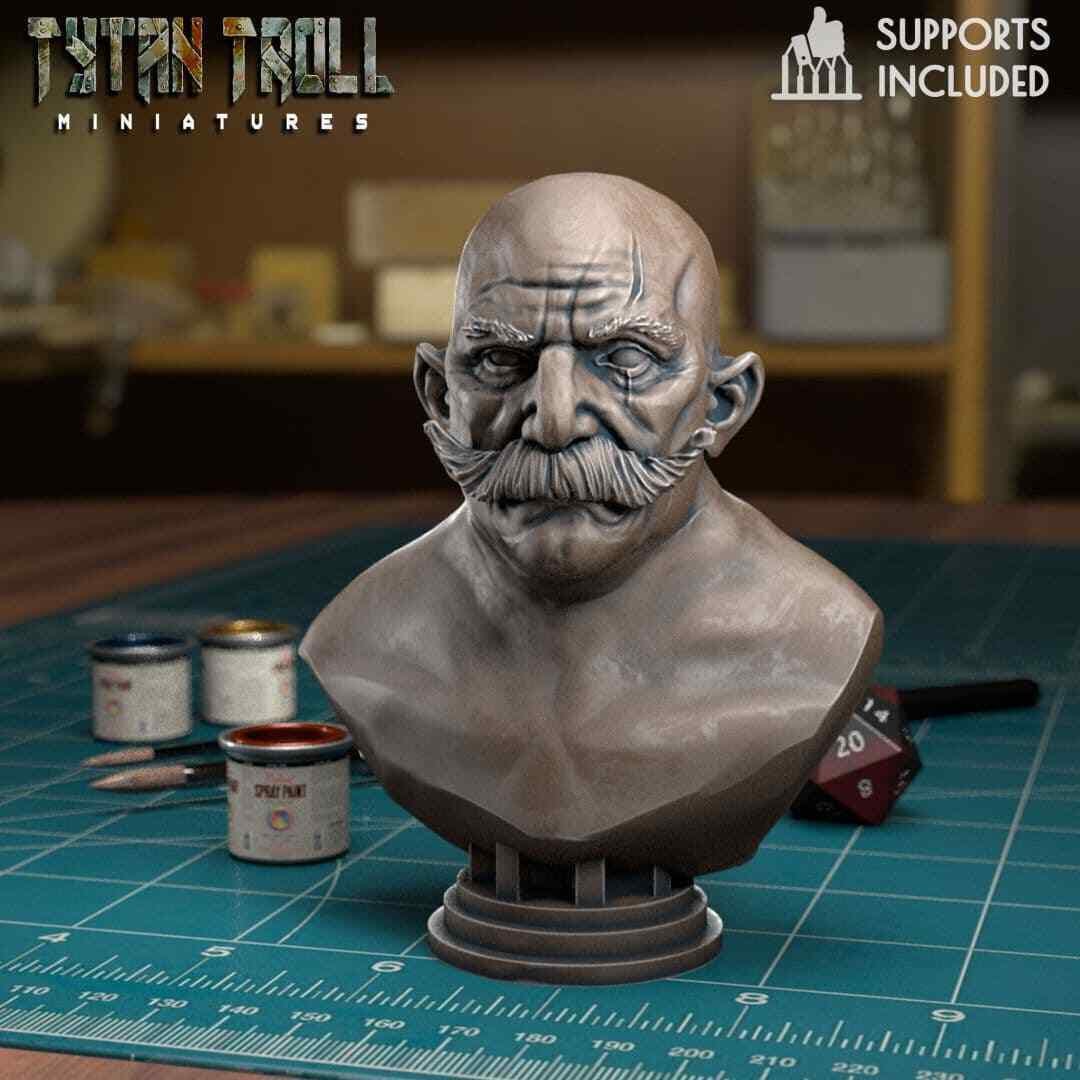 Strongman Bust