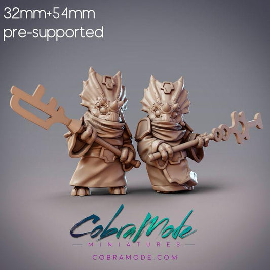 Dinosaur Folk Warriors - Threx & Zarrok Dinovian Guards