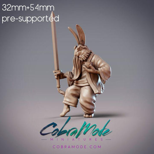 Rabbitfolk Teacher - Elegant Sword, Guanghan Swordmaster