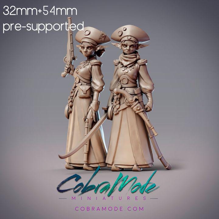 Female Elf Bodyguards - Dihya & Dahna, Taforalt Mercenaries