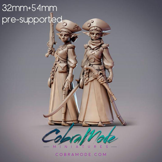 Female Elf Bodyguards - Dihya & Dahna, Taforalt Mercenaries