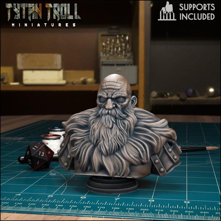 Szoldar Szoldarovich Bust - Curse of Strahd