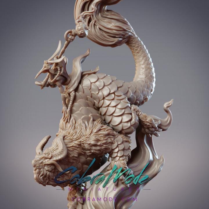 Cranefolk Beastrider - Sacred Beast FengYun, and RuYan, Feixian Monk