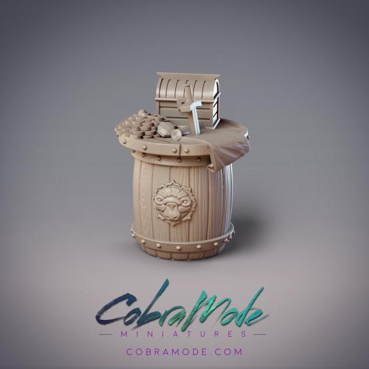 Barrel Scatter Terrain Piece