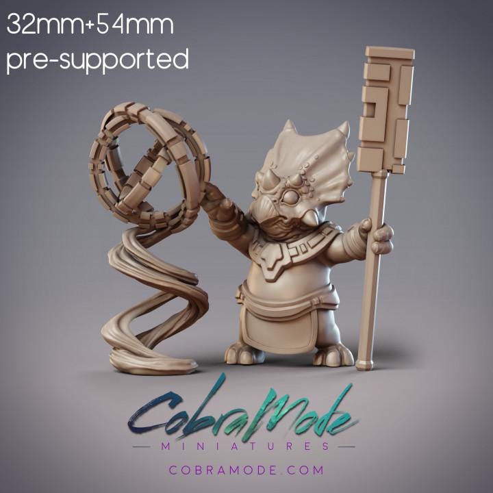 Dinofolk Mage - Valerix Quakecaster, Dinovian Kinetomancer