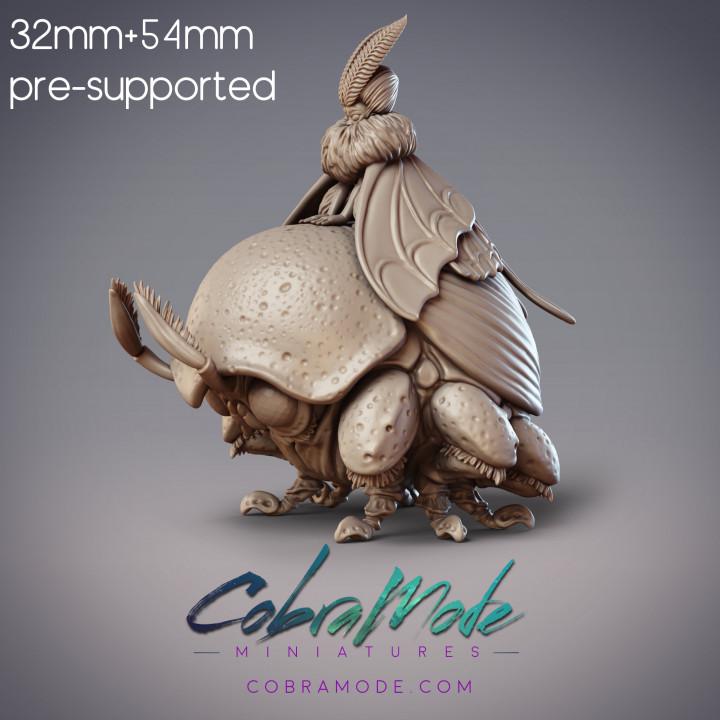 Mothfolk Boy and Mount - Mimas, Fidelium Child and Nanny Beetle