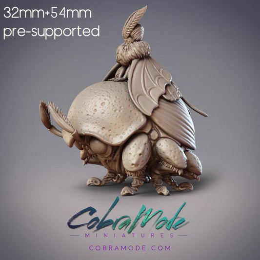 Mothfolk Boy and Mount - Mimas, Fidelium Child and Nanny Beetle