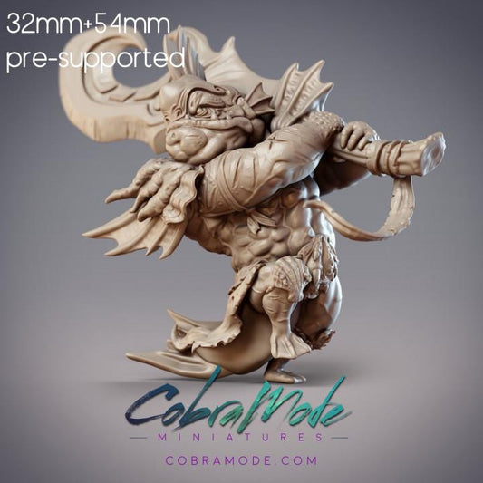 Fishfolk Warrior - Orchamus, Sommos Jow Warlord