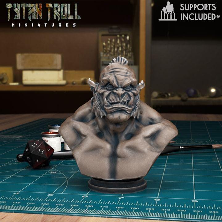 Orc Bust