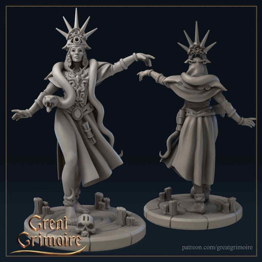 The Priestess with snake