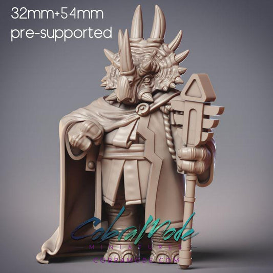 Dinosaur Folk Commander - Drakthor, Dinovian Explorer