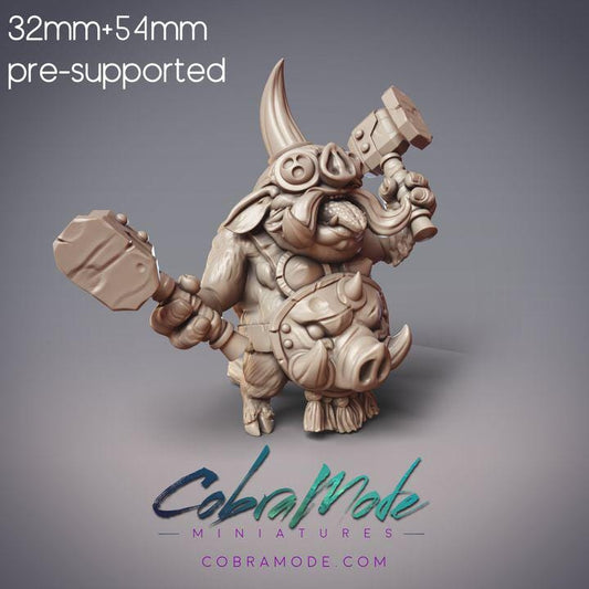 Boar folk Warrior - Ugmak, Goksagu Smith Apprentice