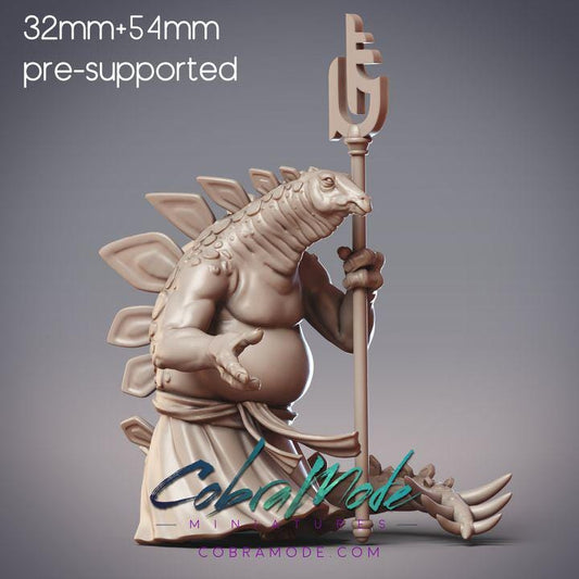 Dinosaur Folk Priest - Theranor, Dinovian Navigator