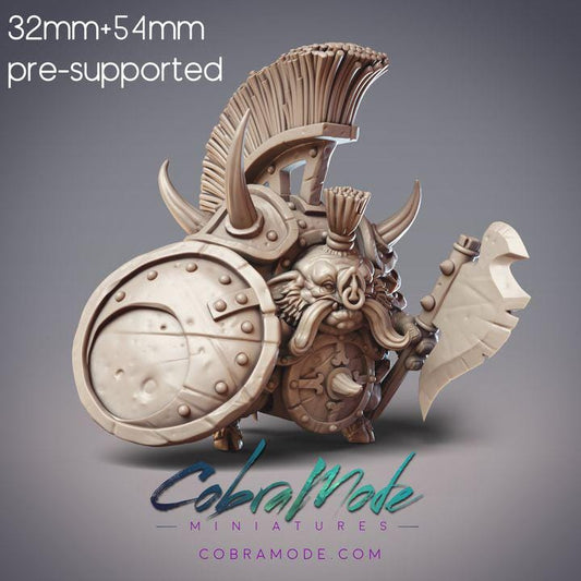 Boar folk Heavy Warrior Hero - Zarnok, Goksagu Weaponsmith