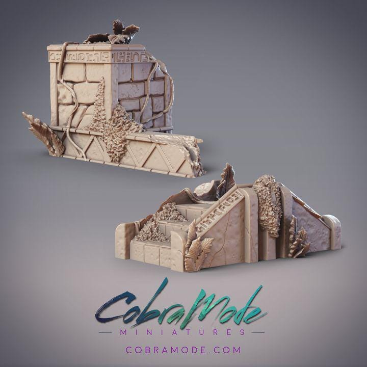 Crumbling Bridge and Tower Terrain