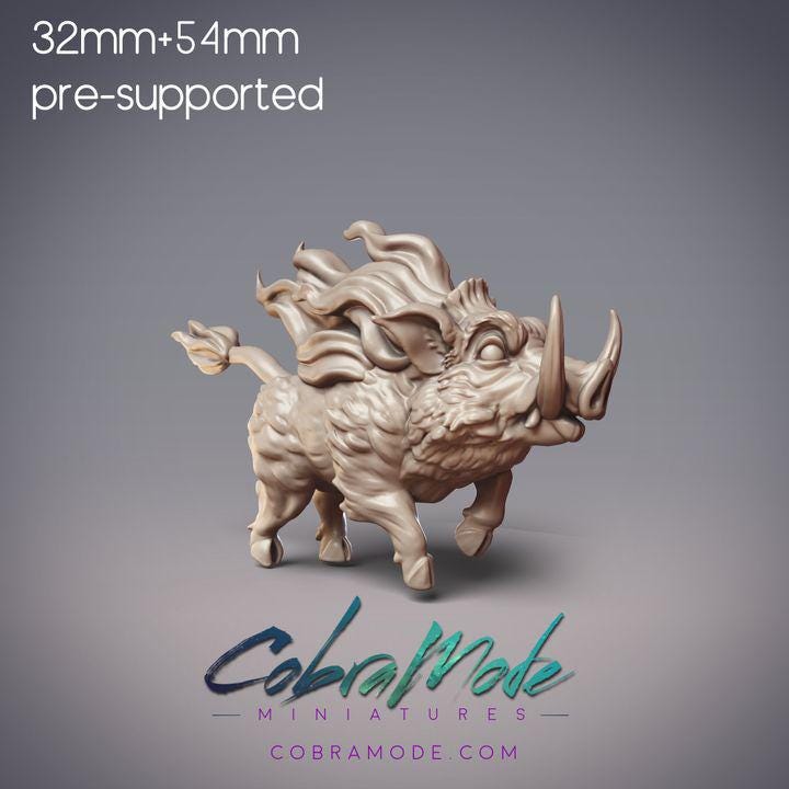 Flaming War Pig - Gorlag Firepig