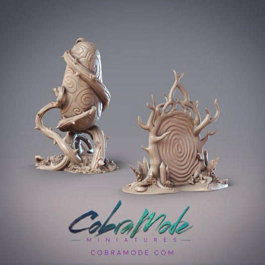 Spooky Druidic Scatter Terrains - Tree Portal, Mystic Stone