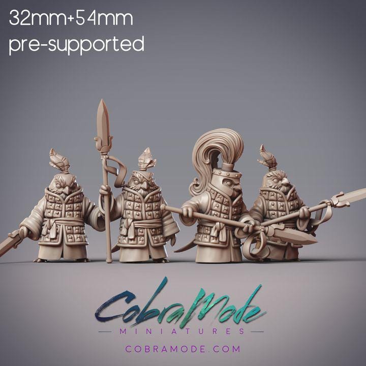 Sparrowfolk Warriors - Iro, Aki, Takei, & Sada, Yosuzume Mercenaries