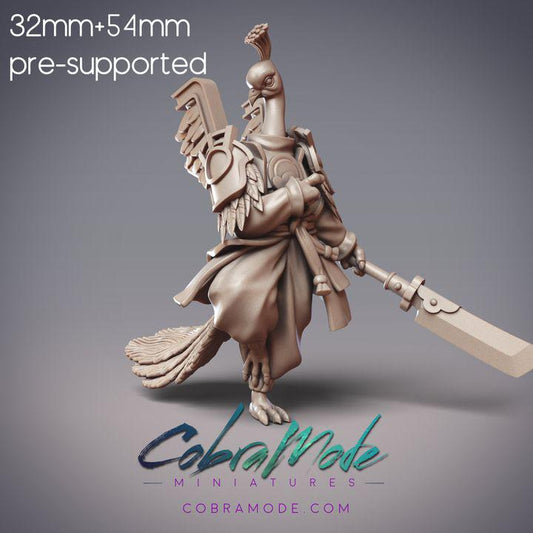 Peacock Fighter - Emerald Ink, ShuoYu Warrior Bard