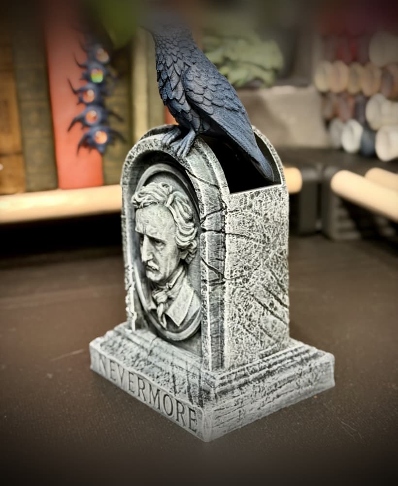 Edgar alan poe kitchen utensil organizer