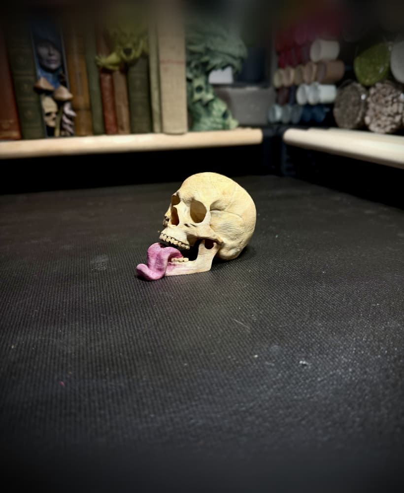 Skull card holder