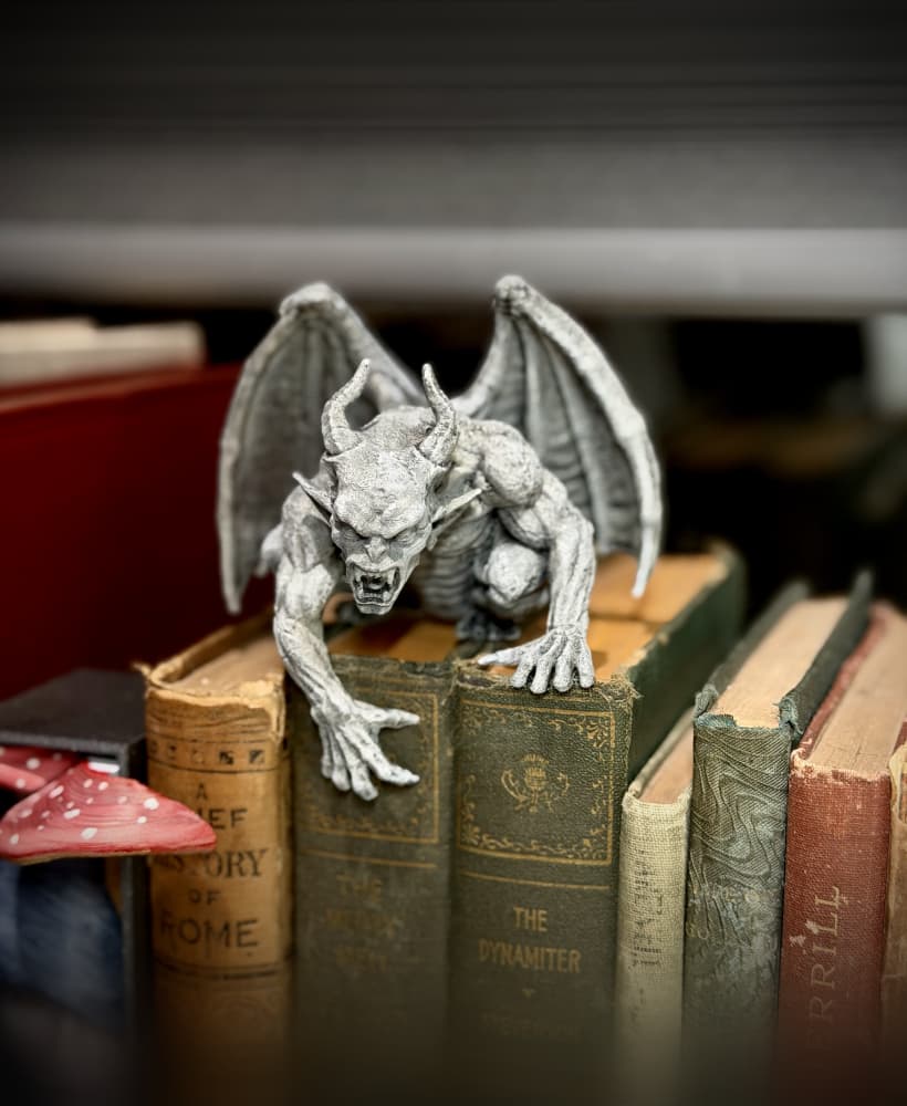 Gargoyle shelf sitter