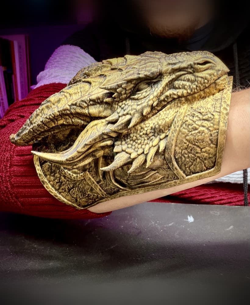 Dragon forearm bracer