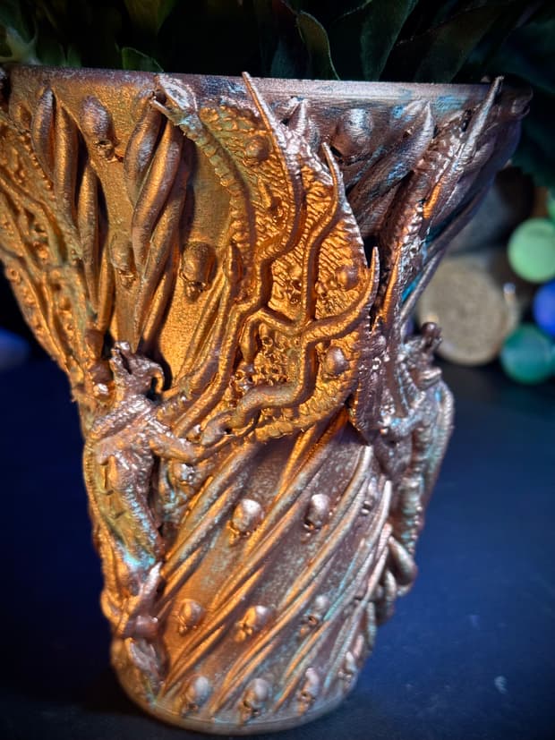 The Dragon angel vase