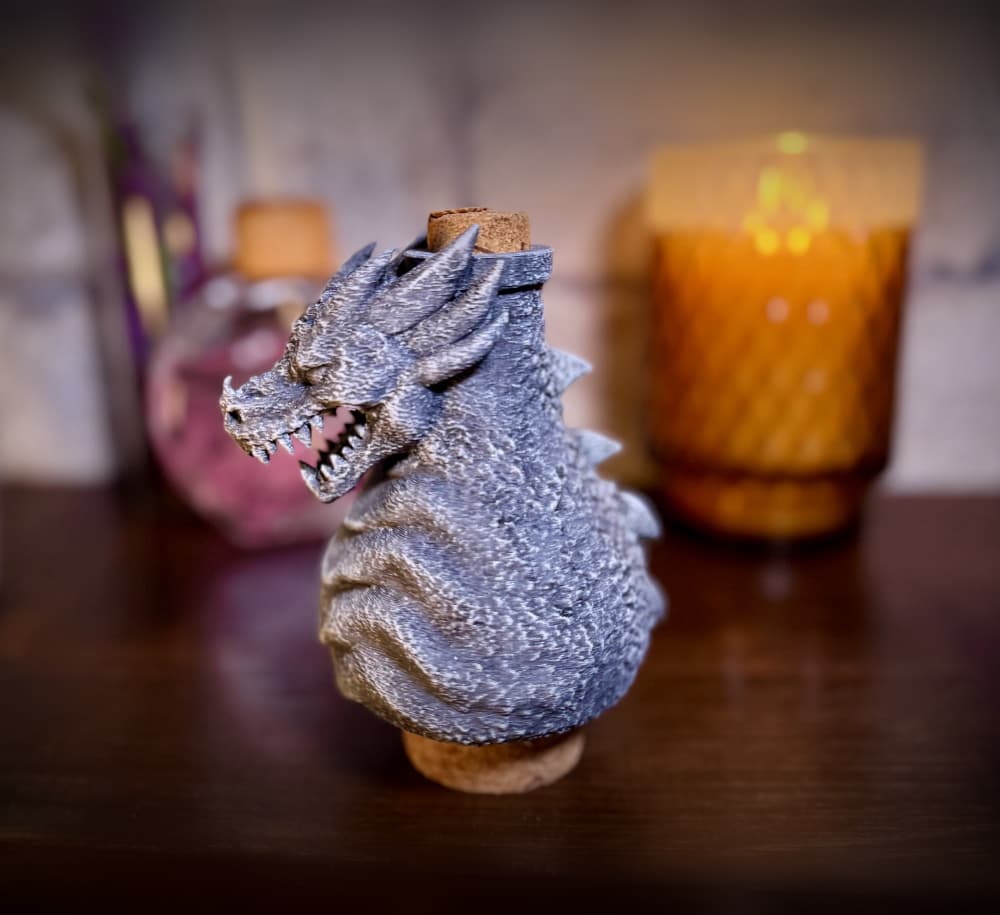 Dragon potion bottle