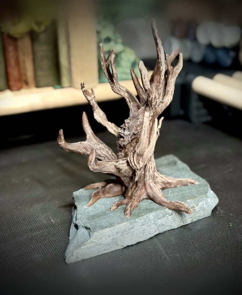Tormented tree book display