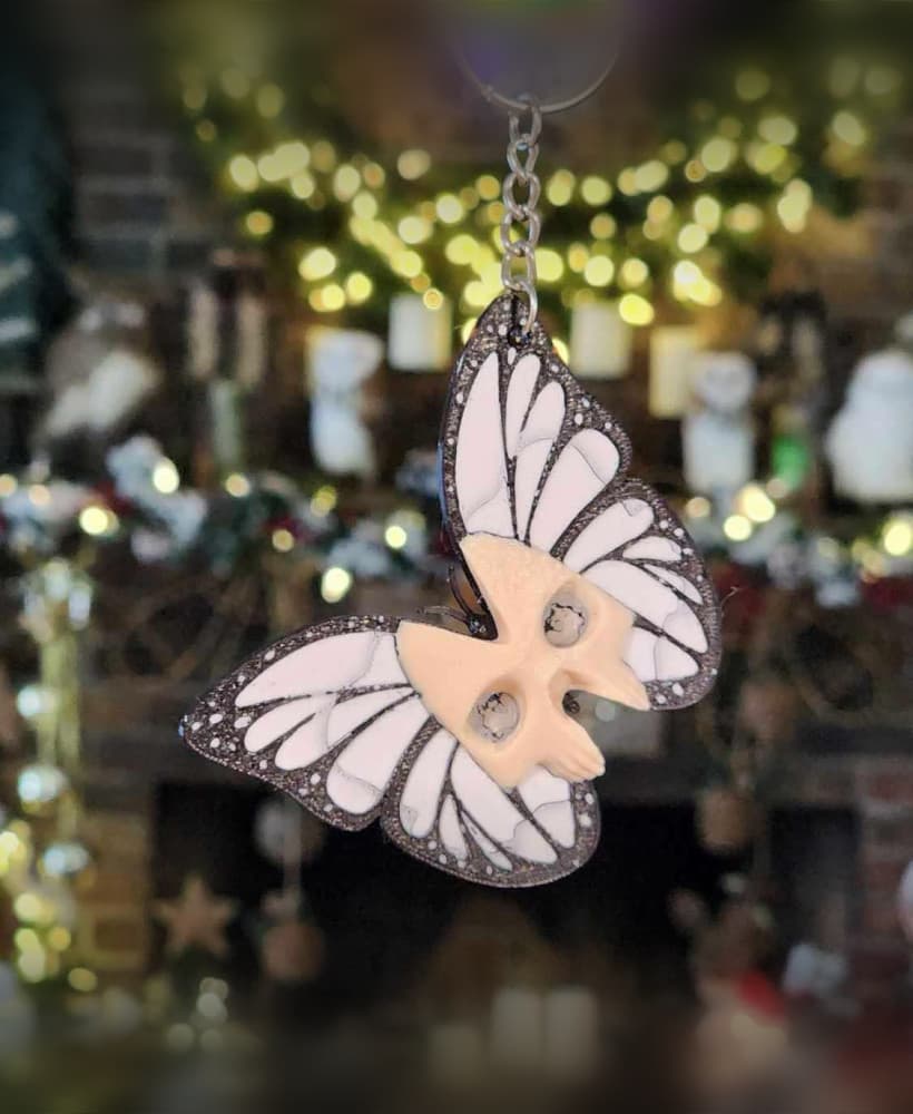 Skull butterfly