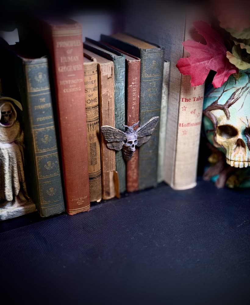 Skull moth spine hugger