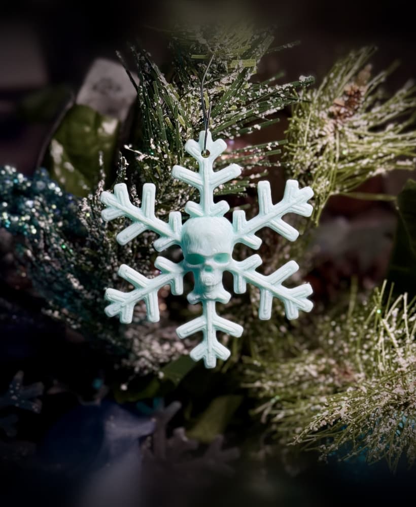 Skull snowflake