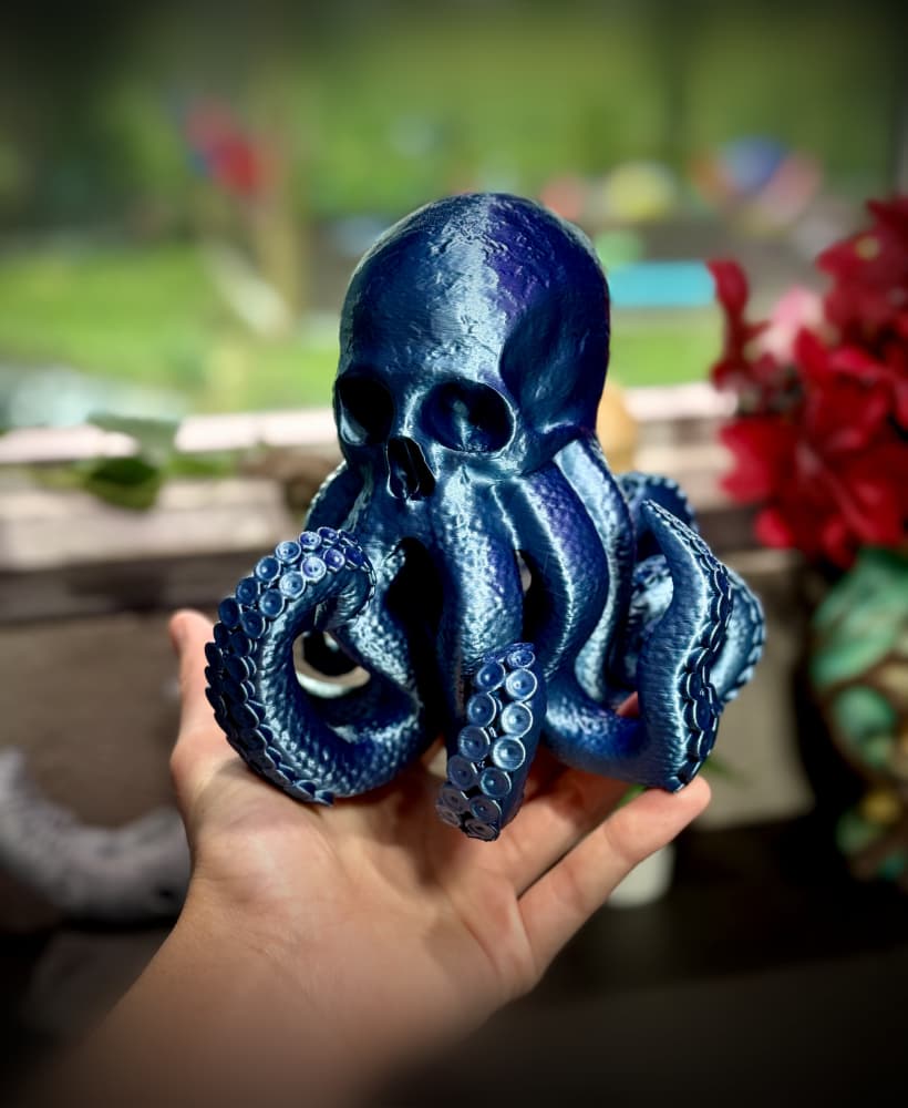 Skull Octopus Decor and Lamp