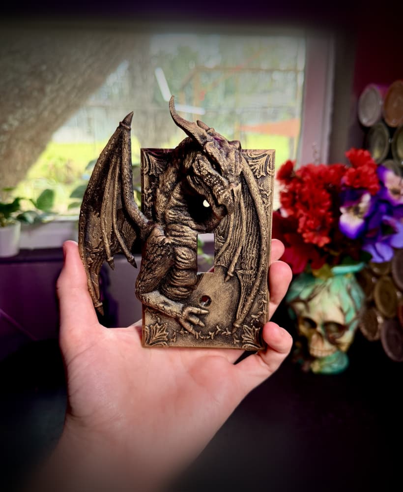dragon light switch cover